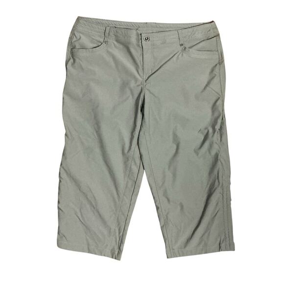 KÜHL Cropped Hiking Pants Gray Women’s Size 16 Outdoor Adventure Capri - Picture 2 of 12
